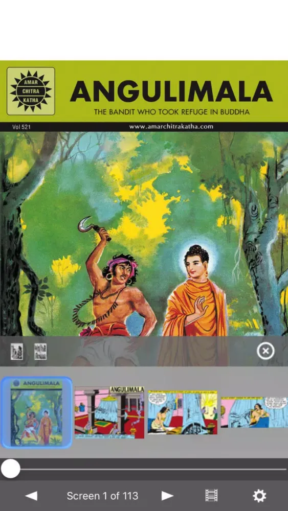 Screenshot di Angulimala - Amar Chitra Katha Comics