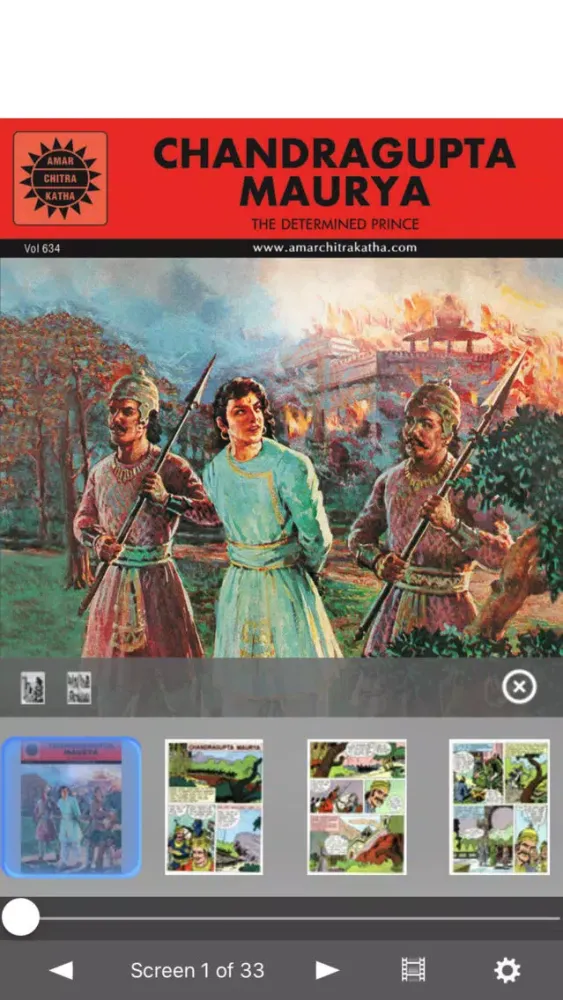 Chanakya - Double Digest- Amar Chitra Katha Comics Ekran Görüntüleri