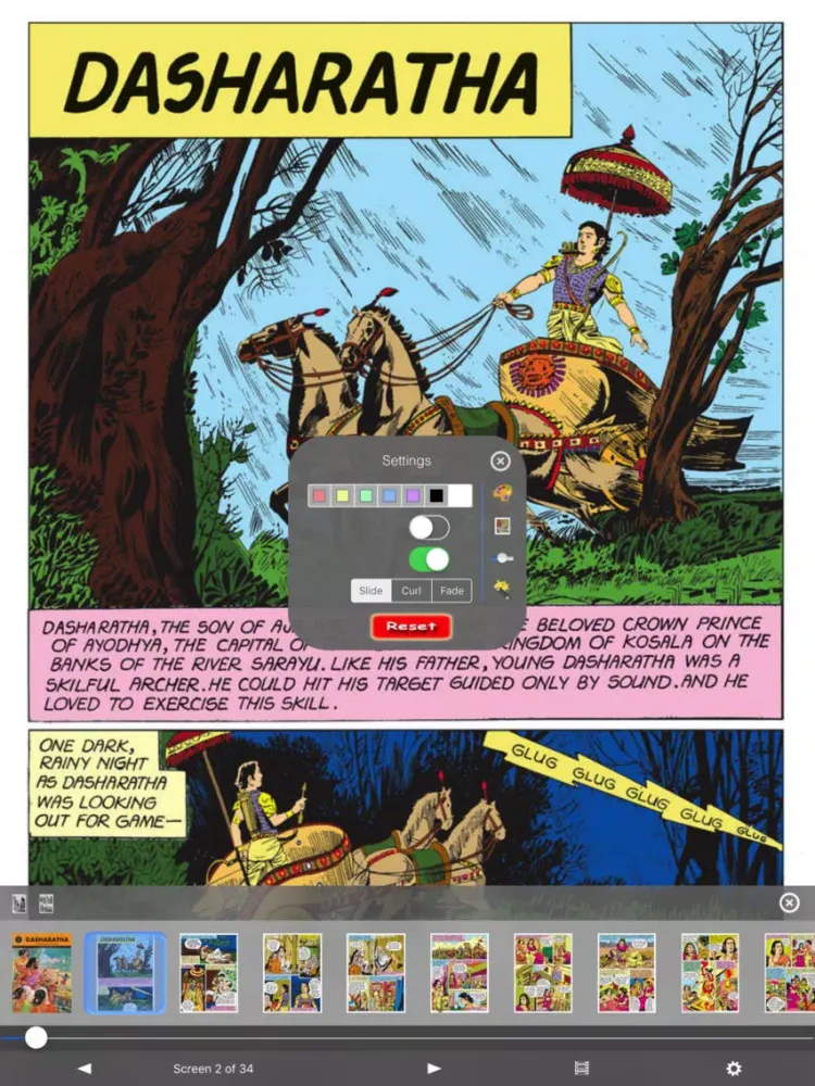 Zrzuty ekranu Dasharatha (Rama's Father) - Amar Chitra Katha iPad 