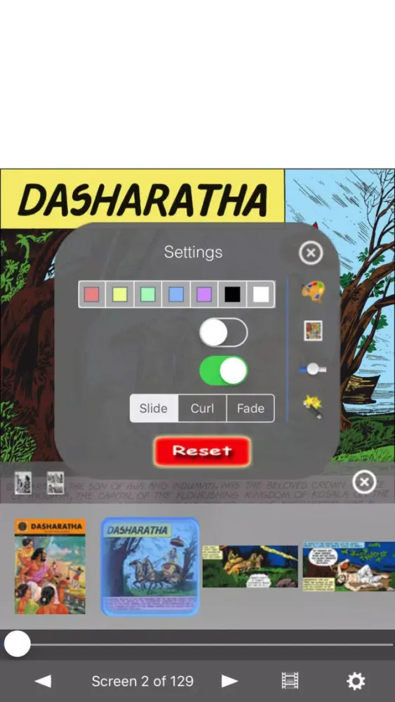 Zrzuty ekranu Dasharatha (Rama's Father) - Amar Chitra Katha