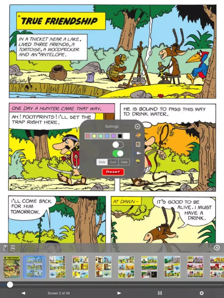 Tales of Wisdom-Deer Stories-Amar Chitra Katha iPad  スクリーンショット