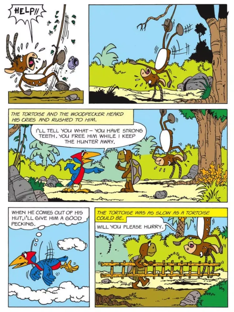 Tales of Wisdom-Deer Stories-Amar Chitra Katha iPad  スクリーンショット