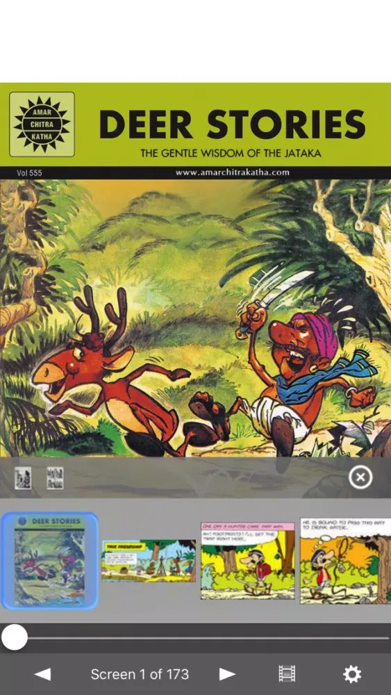 Tales of Wisdom-Deer Stories-Amar Chitra Katha スクリーンショット