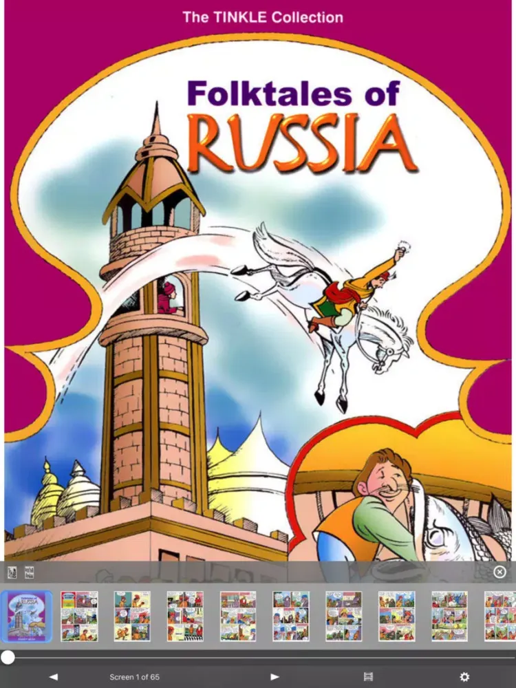 Folk Tales of Russia Digest- Amar Chitra Katha iPad  스크린샷