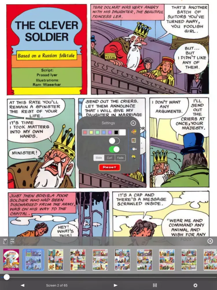 Folk Tales of Russia Digest- Amar Chitra Katha iPad  스크린샷