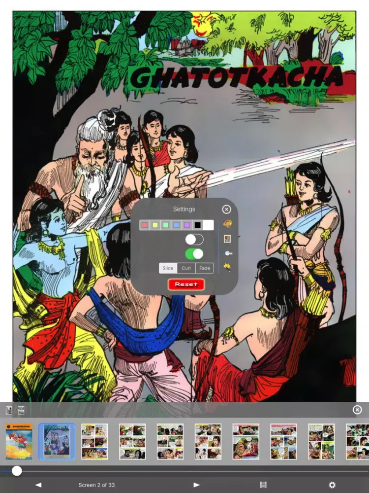 Ghatotkacha - Amar Chitrakatha Comics iPad 應用截圖