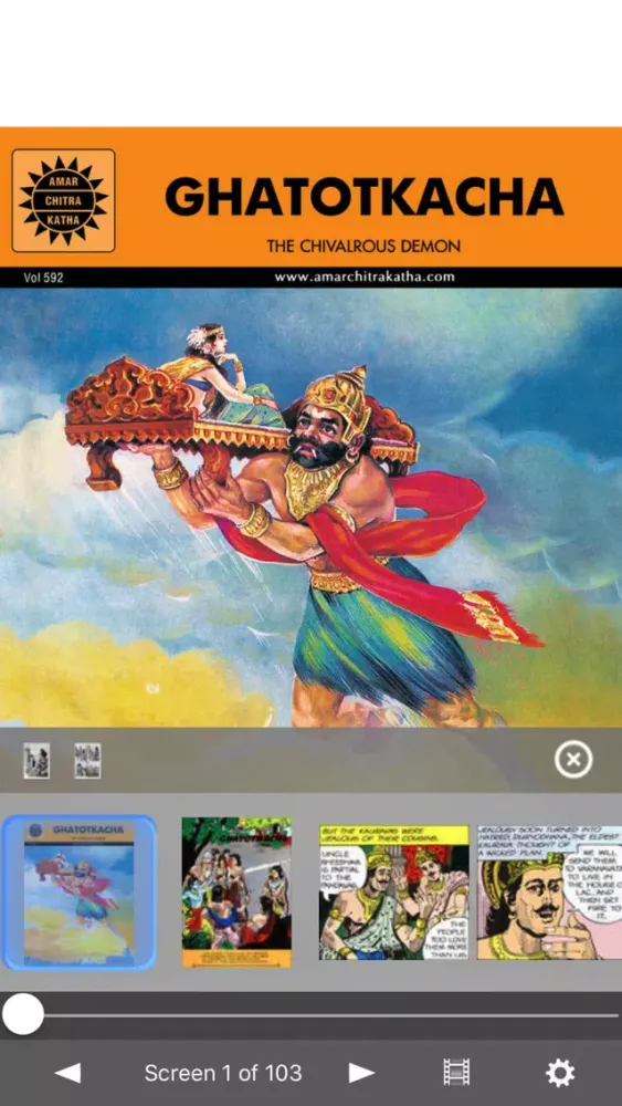 Ghatotkacha - Amar Chitrakatha Comics應用截圖