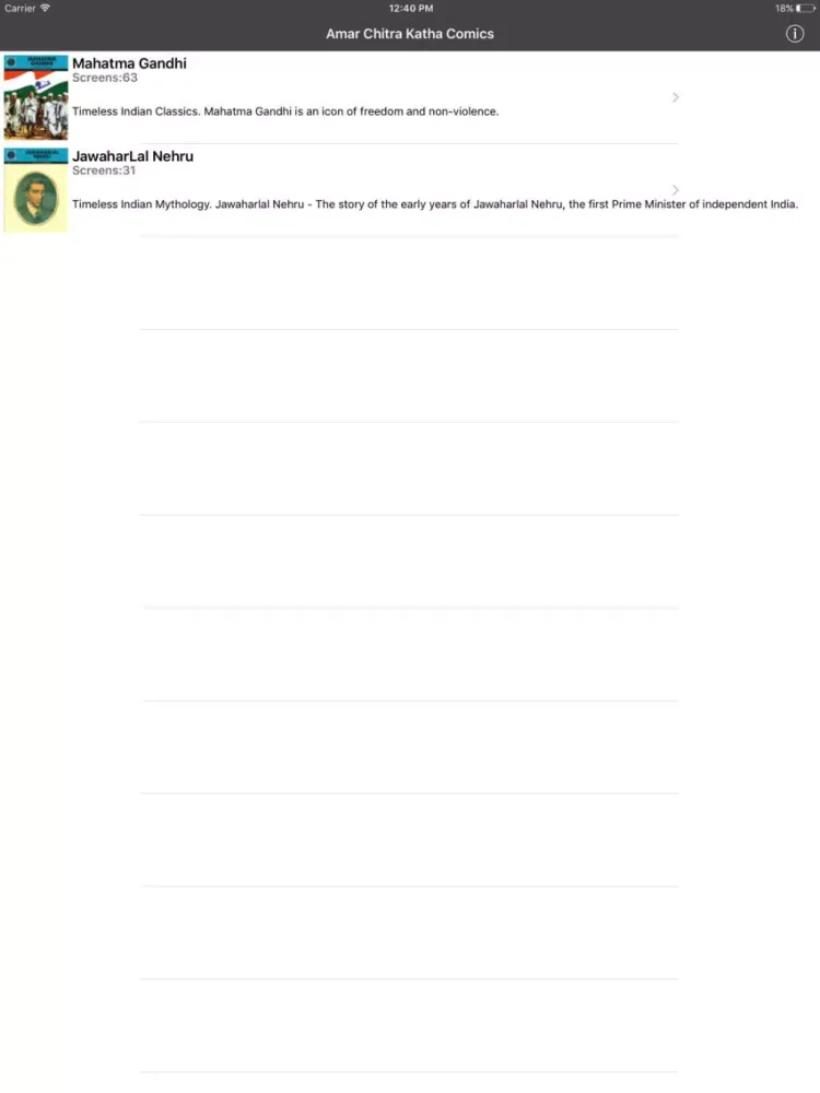 صور Great Indian Freedom Fighters Digest1 - ACK Comics iPad 