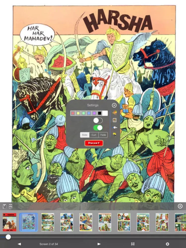 Harsha - Amar Chitra Katha Comics iPad 應用截圖