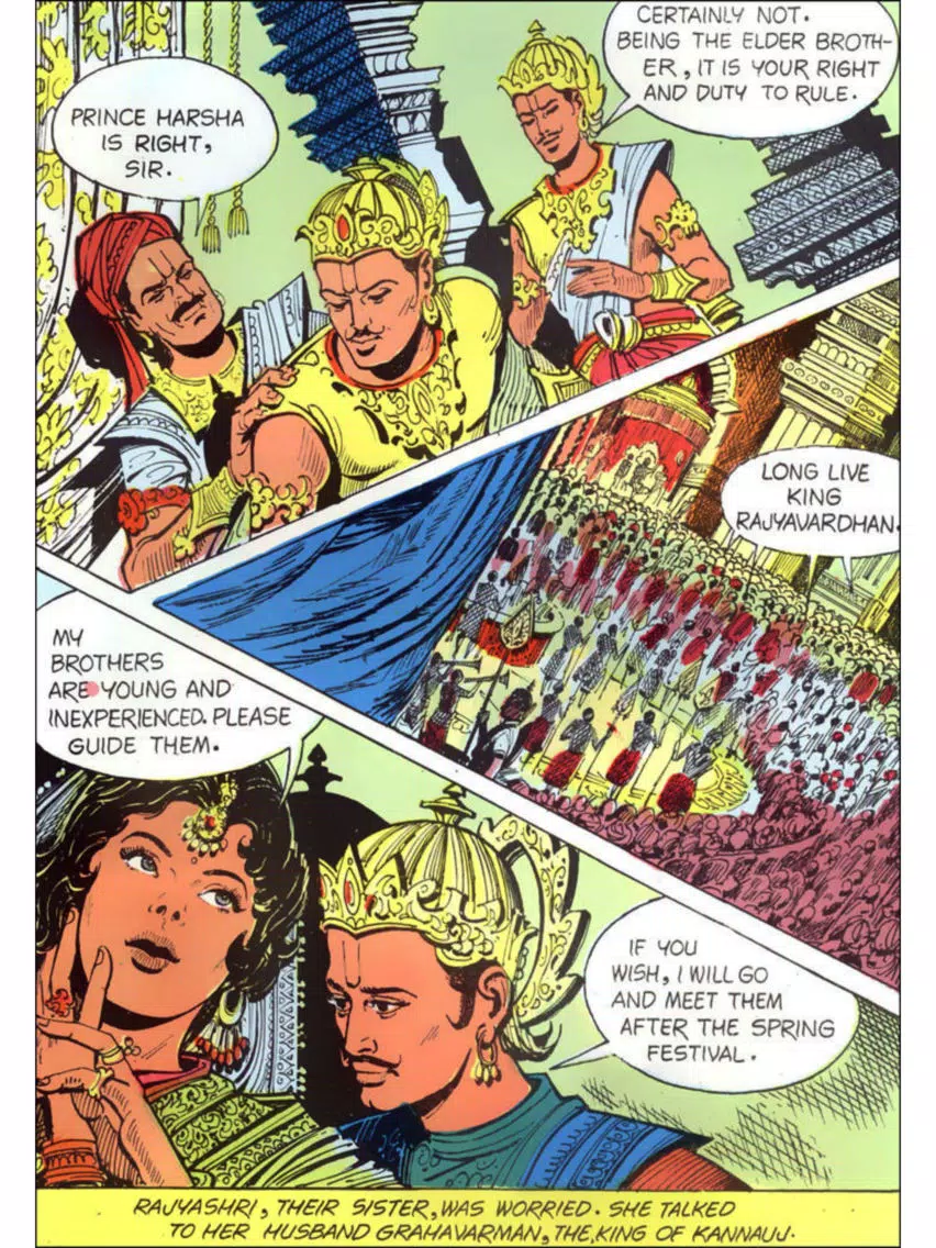 Capturas de tela do Harsha - Amar Chitra Katha Comics iPad 