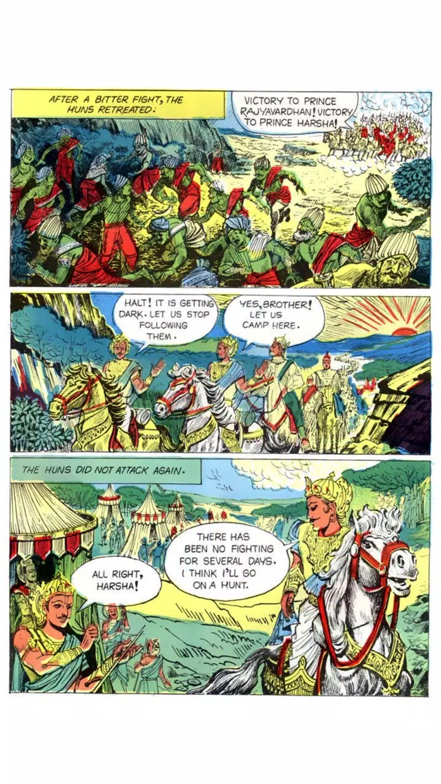Capturas de tela do Harsha - Amar Chitra Katha Comics