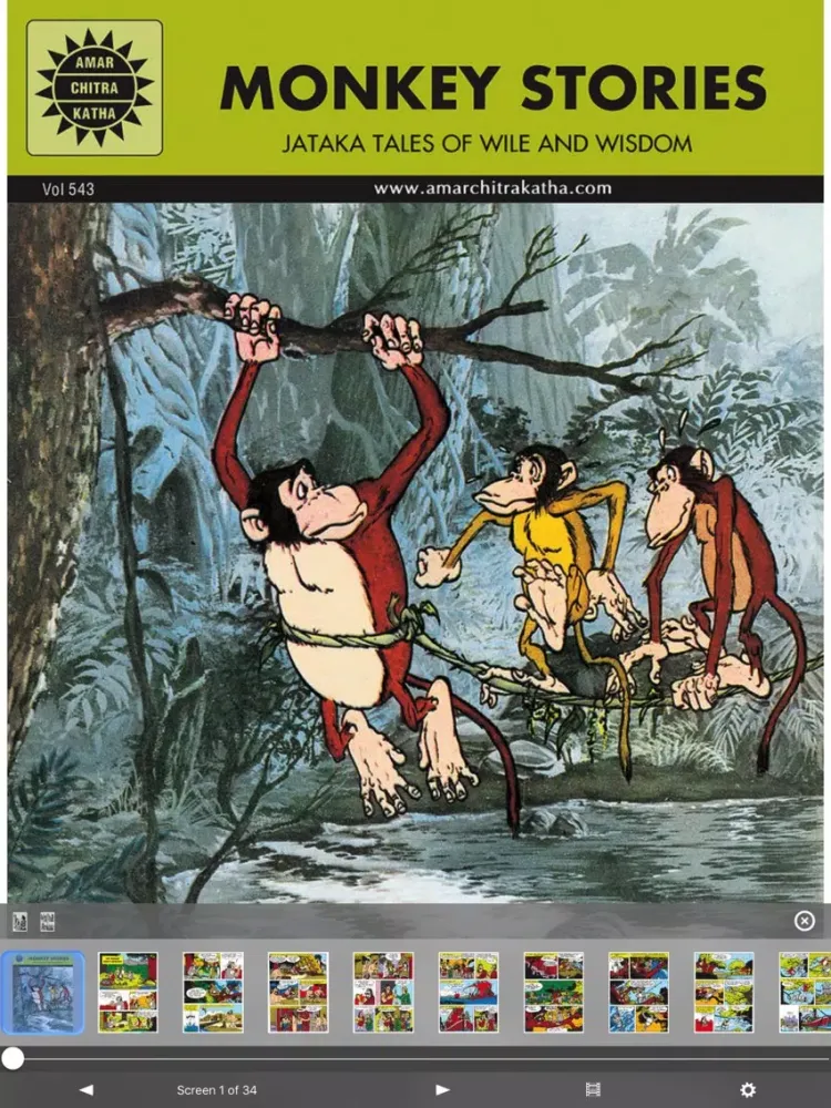 Jataka Tales Triple Digest 1- Amar Chitra Katha iPad 应用截图