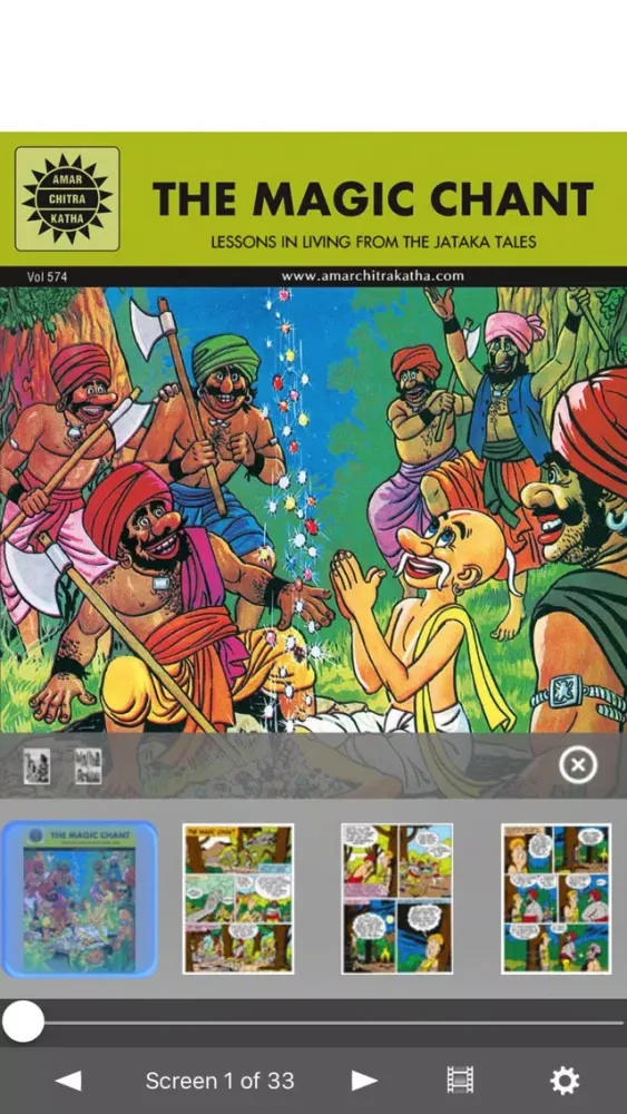 Jataka Tales Triple Digest 1- Amar Chitra Katha应用截图