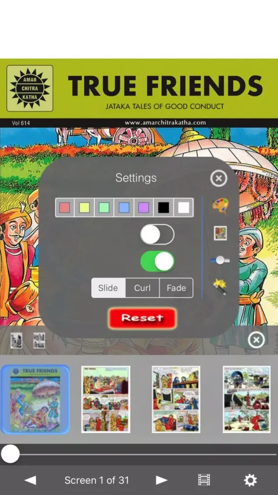 Jataka Tales Triple Digest 1- Amar Chitra Katha应用截图