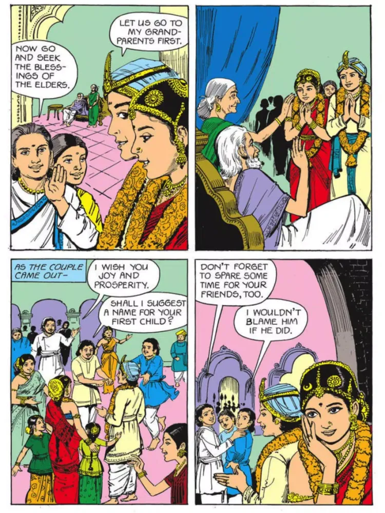 Tangkapan skrin Kannagi-Amar Chitra Katha iPad 