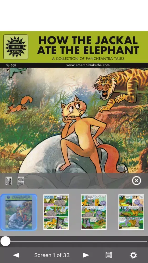 Capturas de pantalla de Panchatantra-How the Jackal ate the Elephant