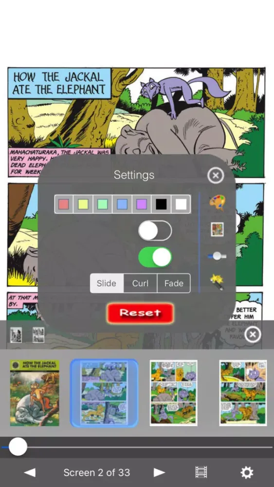 Capturas de pantalla de Panchatantra-How the Jackal ate the Elephant