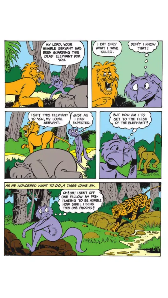 Capturas de pantalla de Panchatantra-How the Jackal ate the Elephant