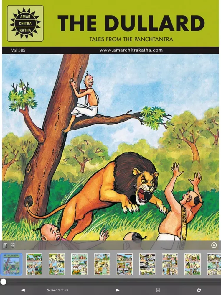 The Dullard - Amar Chitra Katha iPad  Screenshots