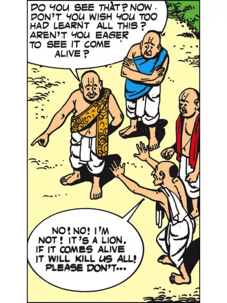 The Dullard - Amar Chitra Katha iPad  Screenshots