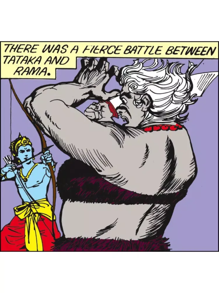Tangkapan skrin Rama (The Ideal Man) - Amar Chitra Katha Comics iPad 