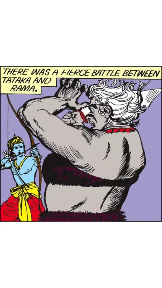 Tangkapan skrin Rama (The Ideal Man) - Amar Chitra Katha Comics