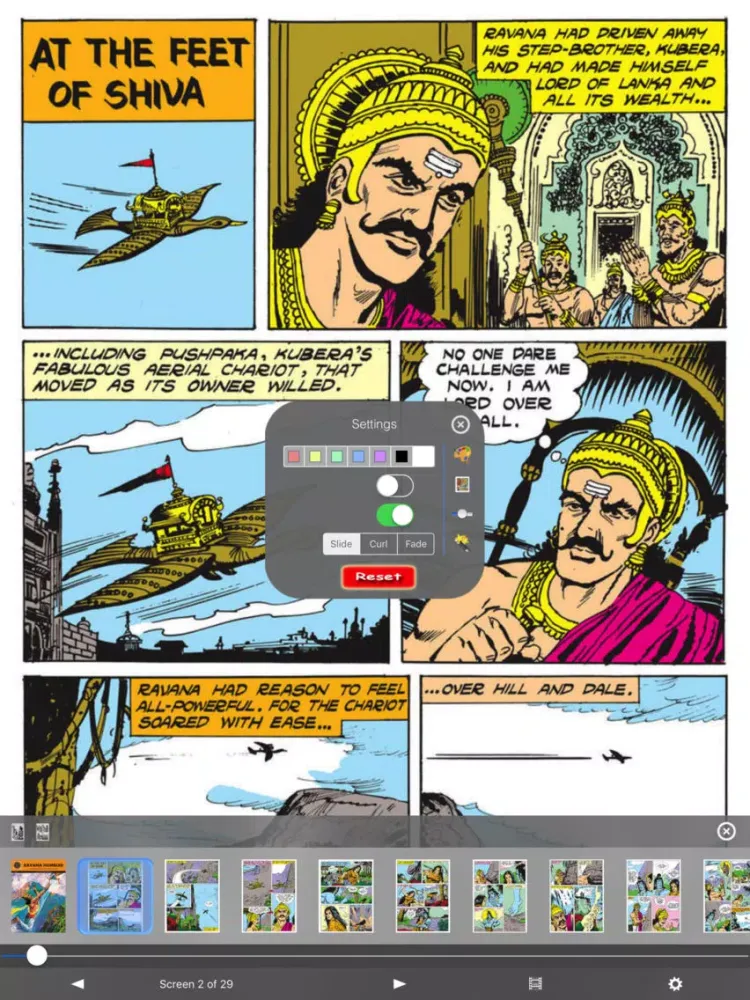 Ravana Humbled (Rama's Rival) - Amar Chitra Katha iPad  Screenshots