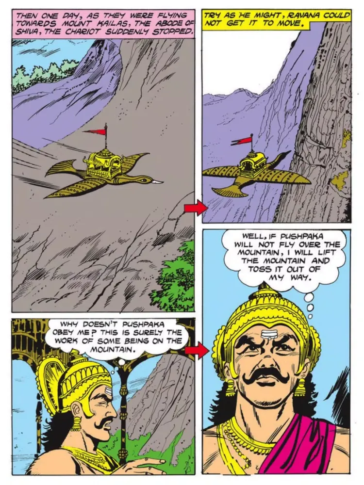 Ravana Humbled (Rama's Rival) - Amar Chitra Katha iPad  Screenshots