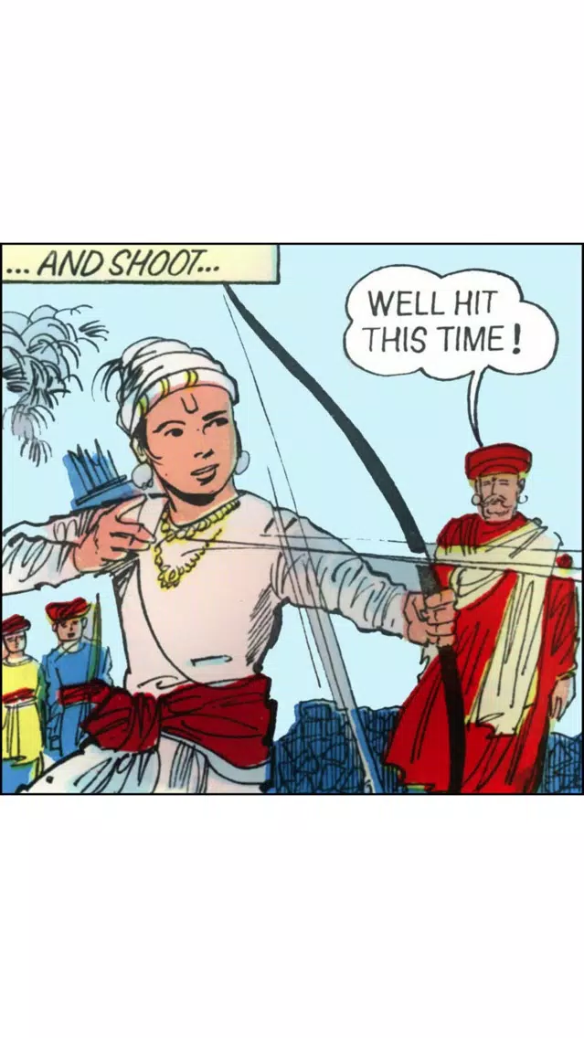Tangkapan skrin Shivaji - The Great Warrior - Amar Chitra Katha