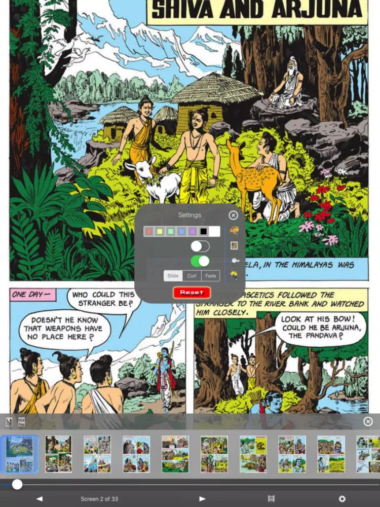 Zrzuty ekranu Tales of Shiva, Tripura Digest - Amar Chitra Katha iPad 