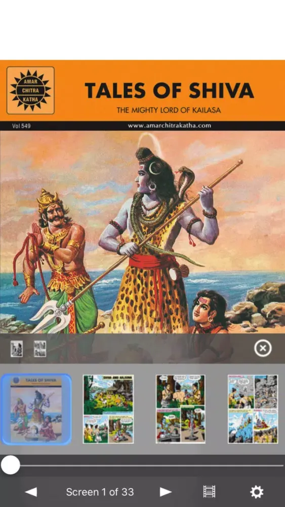 Zrzuty ekranu Tales of Shiva, Tripura Digest - Amar Chitra Katha