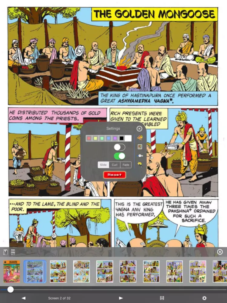 Capturas de pantalla de The Golden Mongoose iPad 