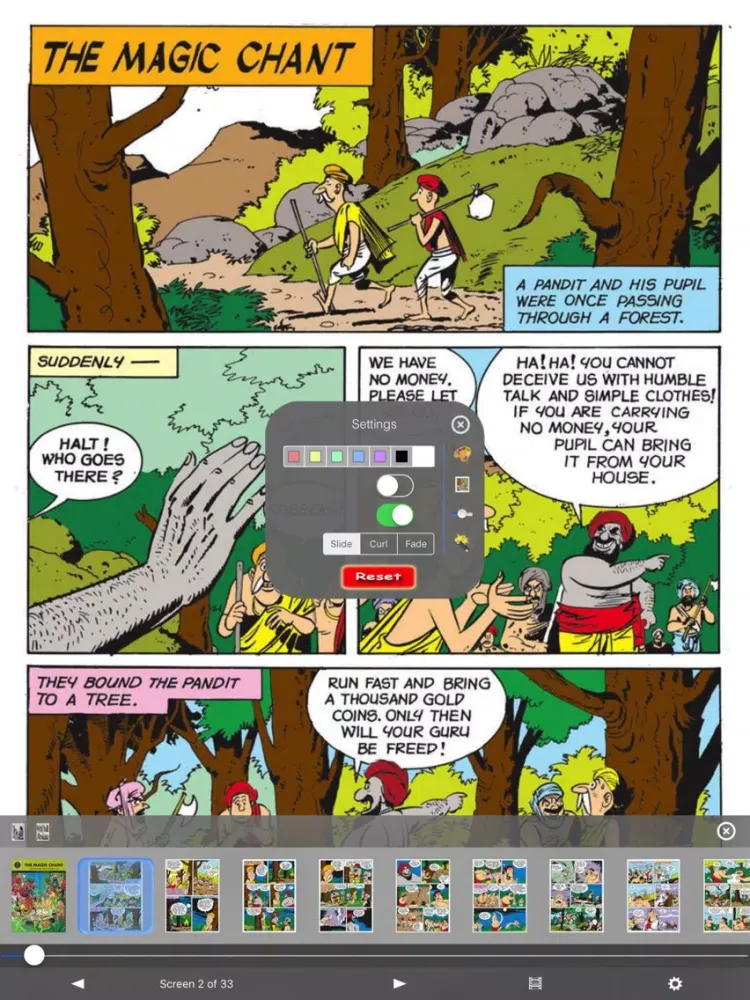 Captures d'écran de Jataka Tales-The Magic Chant - Amar Chitra Katha iPad 