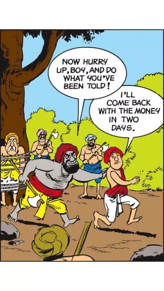 Captures d'écran de Jataka Tales-The Magic Chant - Amar Chitra Katha