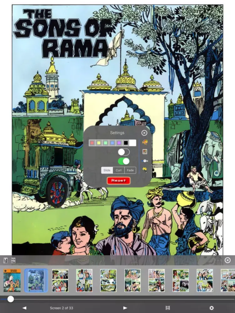 The Sons Of Rama - Amar Chitra Katha Comics iPad  Screenshots