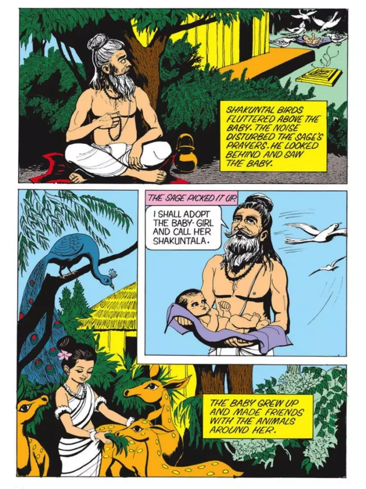 Ảnh chụp màn hình của Shakuntala - Amar Chitra Katha Comics iPad 