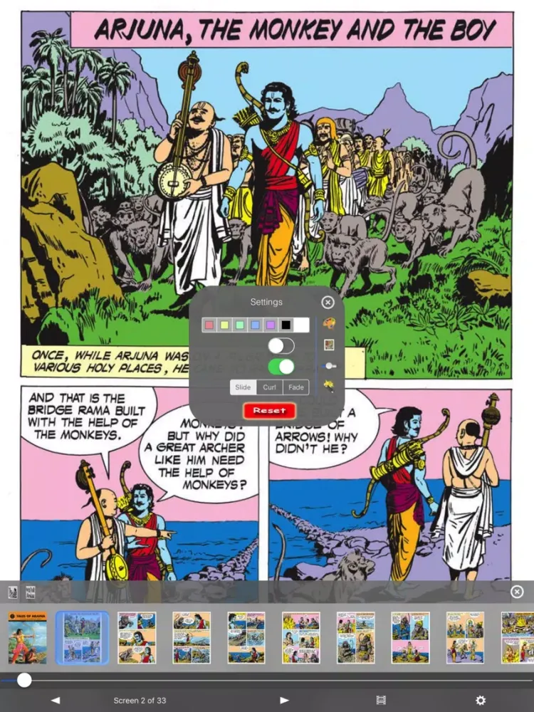 Tales of Arjuna (Great warrior)- Amar Chitra Katha iPad  스크린샷