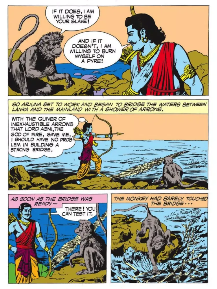Tales of Arjuna (Great warrior)- Amar Chitra Katha iPad  스크린샷