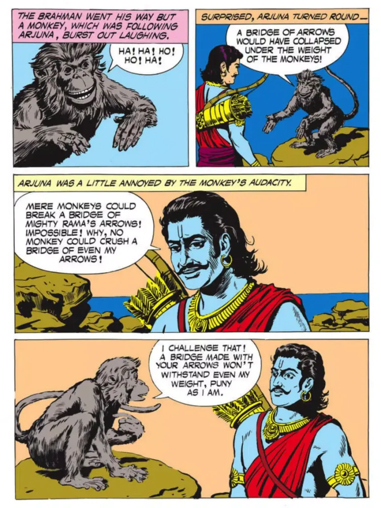 Tales of Arjuna (Great warrior)- Amar Chitra Katha iPad  스크린샷