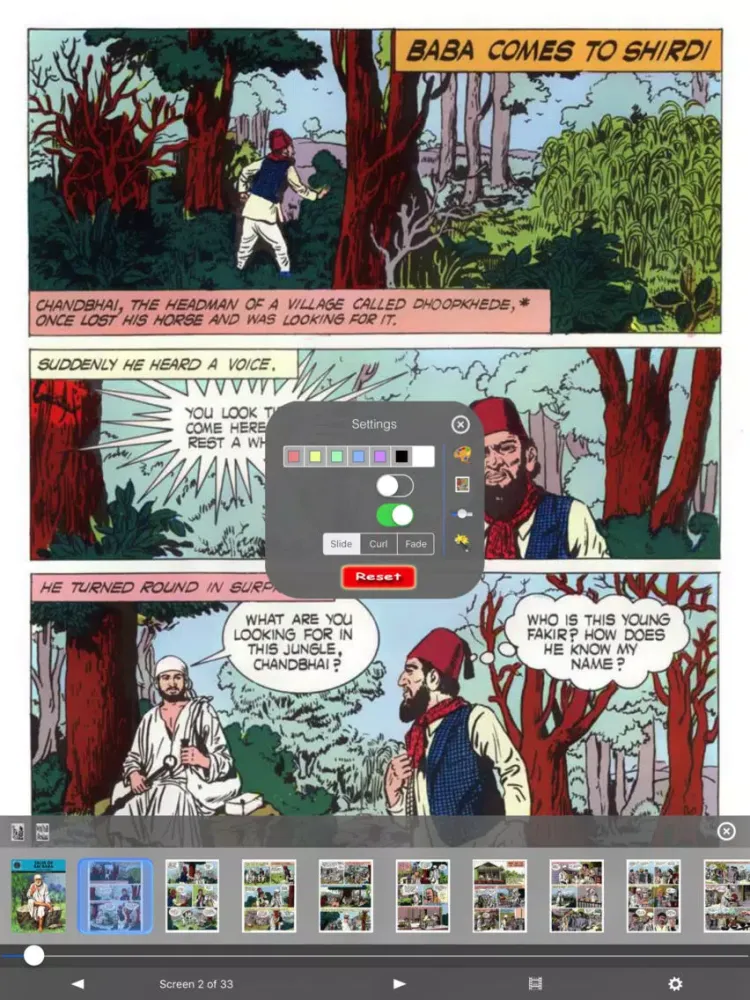Captures d'écran de Tales of Saibaba (Shirdi Saint)- Amar Chitra Katha iPad 