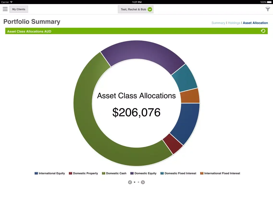 Zrzuty ekranu Innate Wealth iPad 
