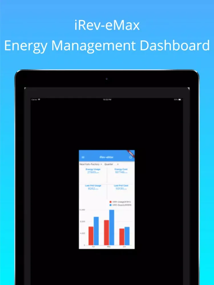 iRev eMax Energy Management iPad  স্ক্রিনশট
