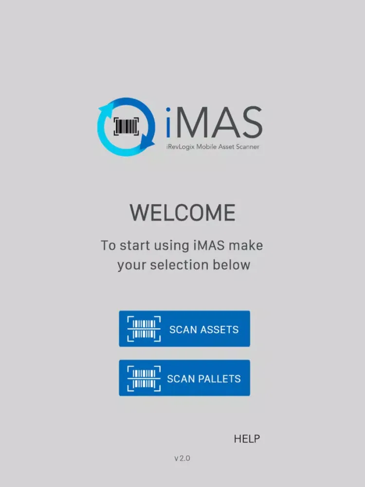 Tangkapan layar iRevLogix iMAS iPad 