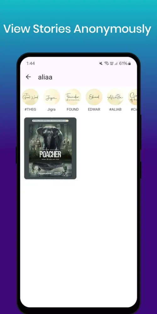 Tangkapan layar Story Saver