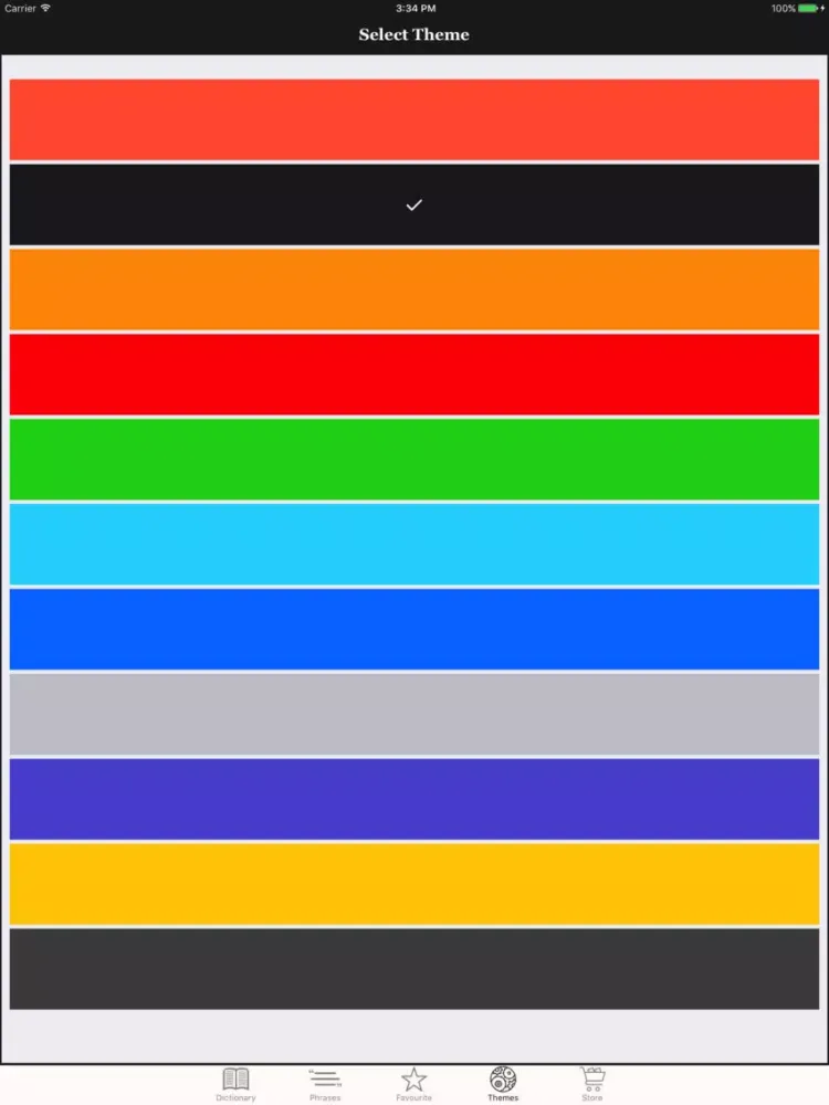 Screenshot di FarsiBoard iPad 
