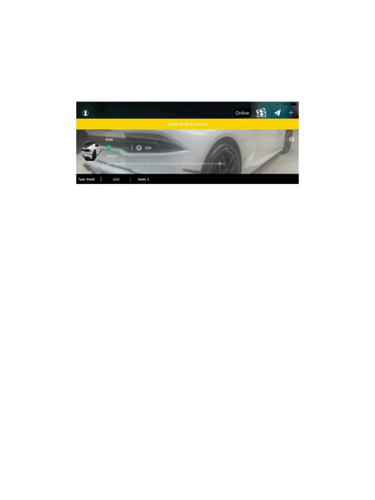 Tangkapan skrin iRideTech Driver iPad 