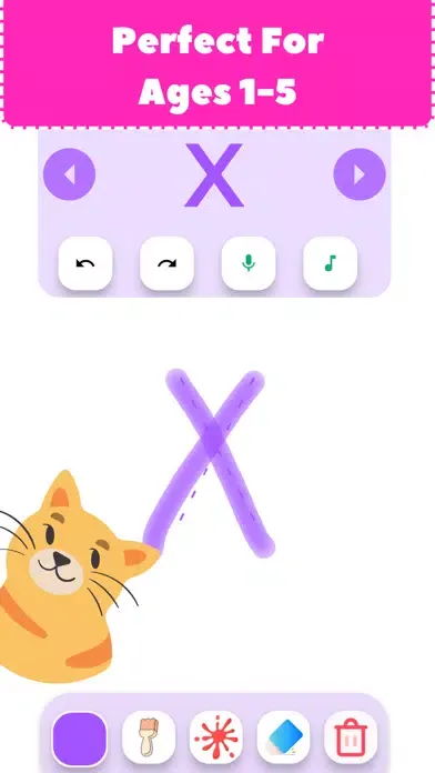 Ảnh chụp màn hình của ABC Trace & Learn With Phonics