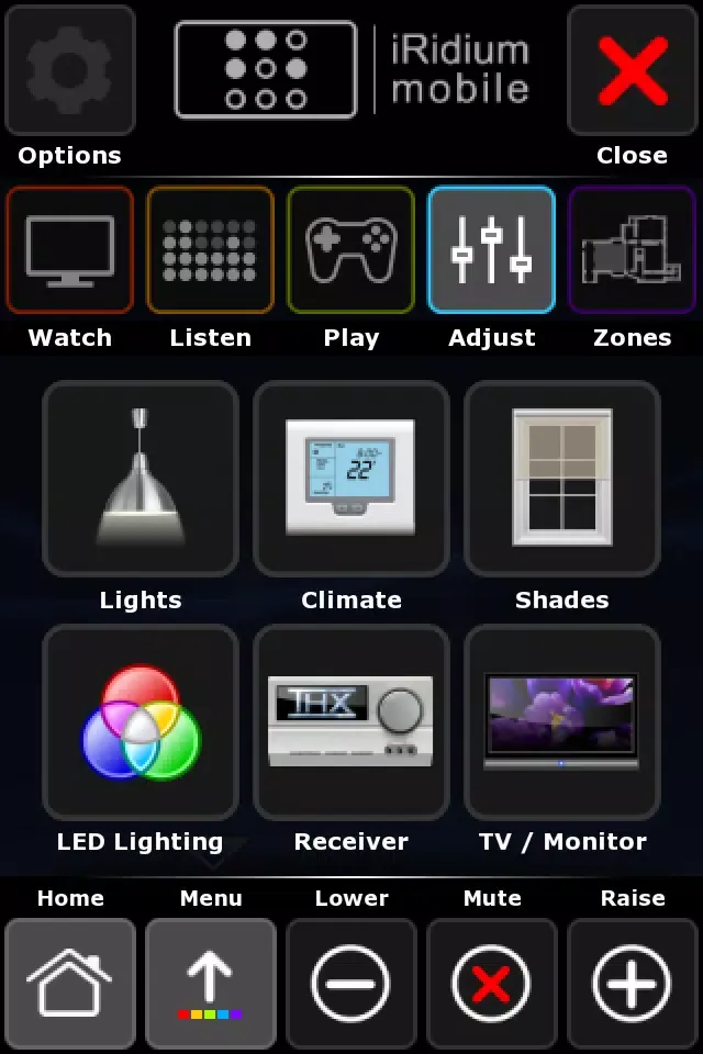 Tangkapan skrin i2 Control