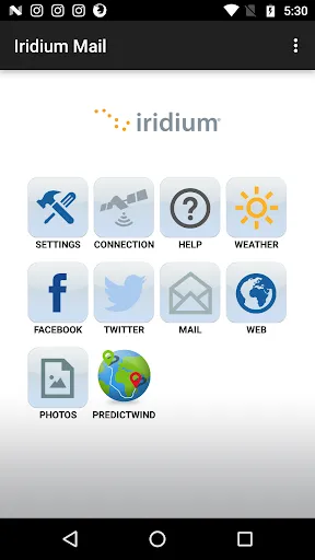 Zrzuty ekranu Iridium Mail & Web