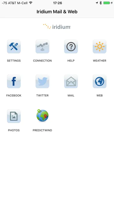 Iridium Mail & Web Screenshots